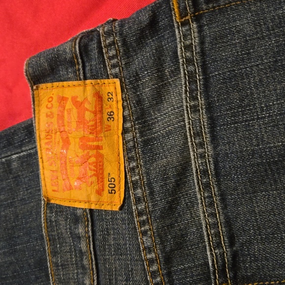 Levis 505 Mens bootcut jeans - Picture 4 of 8